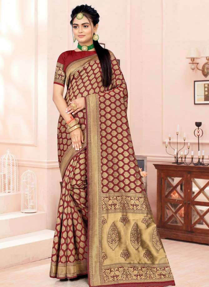 Santraj 1022 New Festive Wear Designer Fancy Banarasi Silk Saree Collection